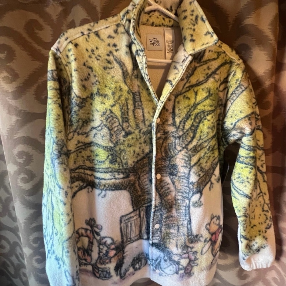 RARE Winnie the Pooh and friends fleece jacket